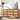 Walnut Rattan 9 drawer dressers