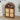 Walnut Wood Arched Sideboard Storage Cabinet with 2 Rattan Doors and Adjustable Shelves