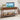 Walnut Wood Entryway Console Table White with Storage and Metal Rattan Drawers