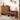 Wooden shoe storage cabinet with bench and shoes in a room setting.