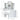White 47" Modern Makeup Vanity Glass Tabletop with Fluted Sliding Doors and Charging Station Size