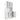White 70"Tall Freestanding Metal Rattan Cabinet Kitchen Pantry Cabinet with 6 Doors