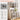 White 70"Tall Freestanding Metal Rattan Cabinet Kitchen Pantry Cabinet with 6 Doors