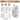 White Large Wooden Hamster Cage with 3-Tier Storage Cabinet and Openable Top