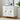 White Storage Cabinet Sideboard Console Table with Blister Doors and Adjustable Shelves