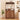 31.5" Arched Coffee Bar Storage Cabinet with Charging Station and adjustable shelf