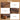 A product detail collage showing a wooden furniture piece with labeled features: Curved Edge, Sliding Drawer, and Stable Legs. The image includes three horizontal panels with close-up views of the wood grain, drawer hardware, and ball-style legs on a tan background.