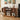 47" Walnut 5-Tier AV Media Cabinet with Adjustable Shelves 