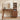 55" Large Wood Fluted Makeup Vanity Desk Dressing Table with  Charging Station and 3 Light Modes