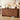 63" Mid Century Modern Sideboard Buffet Cabinet Curved Profile Design with 4 Doors