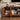 70'' Modern Fluted Wood TV Stand Entertainment Center with Open Shelves & Cable Holes