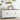 Beige White Modern Sideboard Storage Cabinet Console Table with 4 Doors and Adjustable Shelves