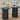 Black 17.7'' Mid Century Modern Side Table Round Fluted End Table Set of 2