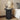 Black 17.7'' Mid Century Modern Side Table Round Fluted End Table