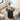 Black 17.7'' Mid Century Modern Side Table Round Fluted End Table