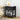 Black 21.65"H Modern Wood Nightstand End Table with Fluted Finish and Drawer
