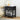 Black 21.65"H Modern Wood Nightstand End Table with Fluted Finish and Drawer