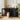 Black 39" Large Dog Crate Furniture Iron Rattan Wooden Heavy Duty Dog Kennel