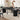 Black 42"-120" Kitchen Extendable Oval Dining Table for 4-14 with Fluted Pedestal Base & Reinforced Metal Support Leg