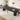 Black 42"-120" Kitchen Extendable Oval Dining Table for 4-14 with Fluted Pedestal Base & Reinforced Metal Support Leg