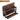 Black 42.5" Wood Shoe Bench Entryway Shoe Rack with Hidden Flip-Top Compartment and Wheels