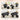 Black 43.3''-74.8'' Extendable Kitchen Dining Table for 4-8 with Removable Leaves & Fluted Base Circle