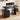 Black 55" Electric Standing Desk Wood Sit Stand Desks with 3 Drawers and Storage Shelf