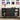 Black entertainment console with records, books, and decor in a room setting.