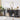 Black 87" Modern Indoor Curved Dog Cage for 2 Dogs with Removable Divider