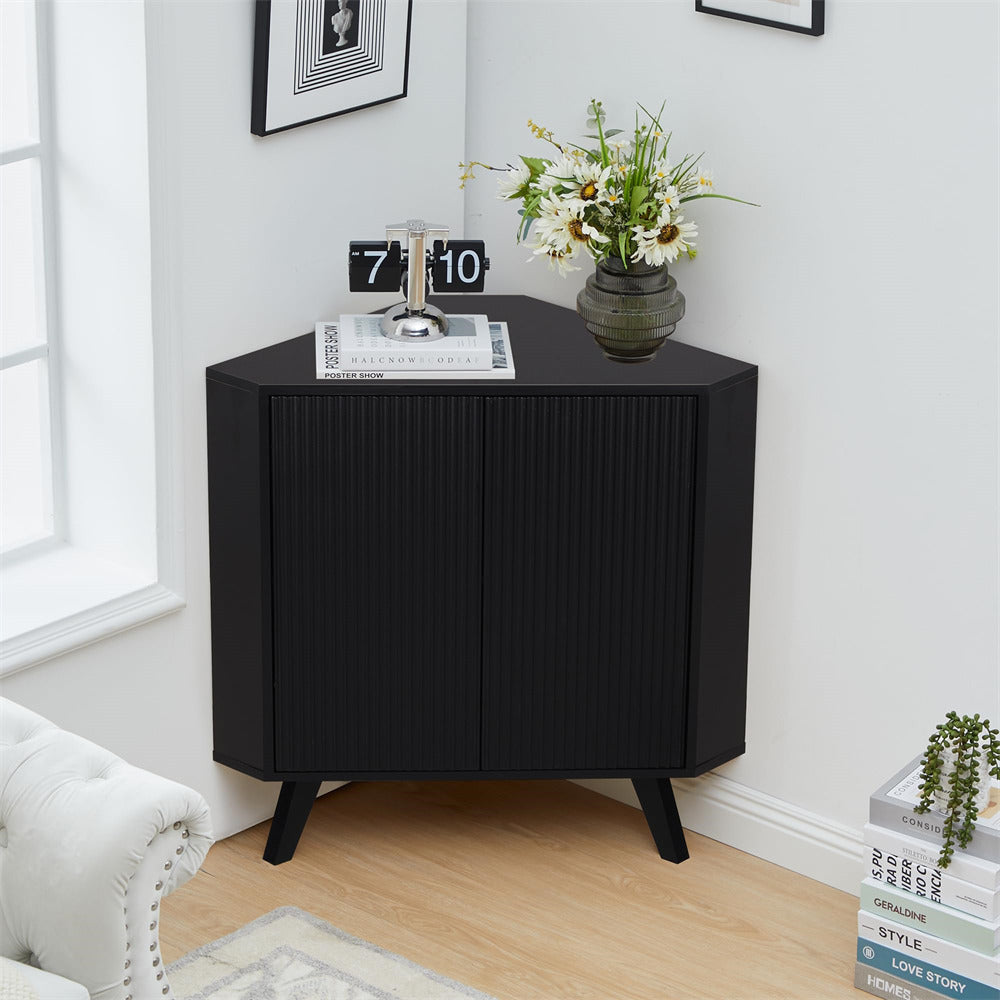 Small Corner Console Short Corner Cabinet Primitive Corner Cupboard Newport Collection