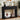 Black console table with decorative items in a living room setting