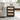 Black Mid Century Modern Wood Rustic Nightstand Side Table with Linen Drawers & 3 Drawers