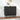 Black Modern Wood Fluted Storage Cabinet Sideboard with 2 Doors