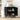 Black Modern Wood Fluted Storage Cabinet Sideboard with 2 Doors