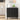 Black Modern Wood Fluted Storage Cabinet Sideboard with 2 Doors