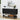 Black console table with decorative items in a room setting