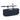 Blue 43.3'' Oval Fluted Wooden Coffee Table with Hidden Storage Compartment