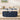 Blue 43.3'' Oval Fluted Wooden Coffee Table with Hidden Storage Compartment