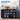 Blue 59” Modern Wood Fluted Sideboard Curved Credenza with 4 Doors & Adjustable Shelves