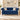 Blue Velvet Chesterfield Loveseat Sofa with Button Tufted Back