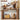 Brown 63" Long Wooden 2 Tier Behind Couch Console Table with Storage and U-Shaped Base