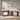 Brown 63" Long Wooden 2 Tier Behind Couch Console Table with Storage and U-Shaped Base