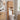 Caramel 70" Tall Over Toilet Storage Cabinet with Fluted Grooved Doors