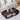 Dark 47'' Oval Coffee Table 2-Tier Center Table with Storage Shelf