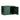 Green 31.5" Hidden Cat Litter Box Enclosure Push-to-Open Double Doors Fluted Arched Fluted Design