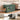 Green 31.5" Hidden Cat Litter Box Enclosure Push-to-Open Double Doors Fluted Arched Fluted Design