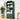 Green 70" Tall 5-Tier Arched Bookshelf Freestanding Display Storage Cabinet with Fluted Carved Drawer