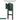 Green 70" Tall Over Toilet Storage Cabinet with Fluted Grooved Doors