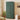 Green Freestanding Armoire Wardrobe Closet with Arched Fluted 2 Doors and 2 Storage Drawers