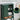 Green Freestanding Over Toilet Storage Rack Wall-Anchored Wooden Storage Cabinet